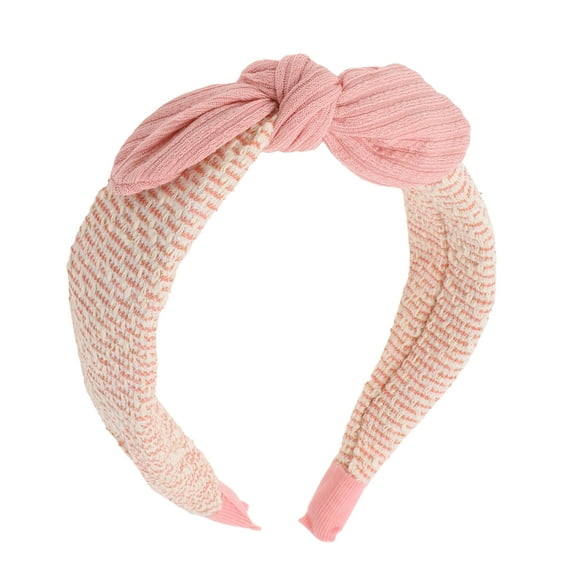 Unique Bargains 1 Pc Classic Elegant Bow Shape Headbands for Children 6.30"x4.72"x1.65" Pink