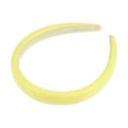 thumbnail image 1 of Unique Bargains 1 Pc Classic Elegant PU Headband for Women for Girls 0.87" Width 4.92" ID Yellow, 1 of 4