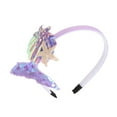 thumbnail image 1 of Unique Bargains 1 Pc Classic Elegant Sequins Headbands for Children 5.51"x5.12"x3.35" Purple, 1 of 2