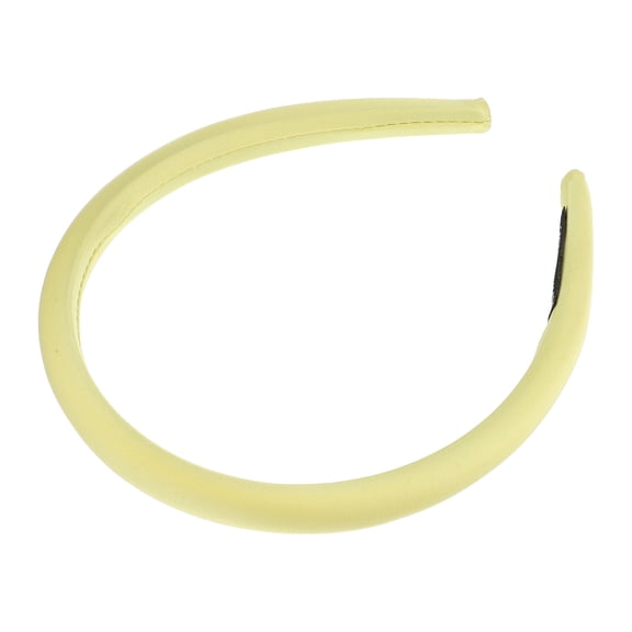 Unique Bargains 1 Pc Classic Elegant Sponge Headband for Women for Girls 6.10"x5.31" Yellow