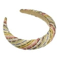 thumbnail image 1 of Unique Bargains 1 Pc Classic Foam Raffia Straw Headband for Women for Girls 5.91"x1.18" Brown, 1 of 6