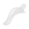 thumbnail image 1 of Unique Bargains 1 Pc Classic Grace Hair Clips Hairdo Clips for Women 4.53"x0.87"x1.42" Clear White, 1 of 2