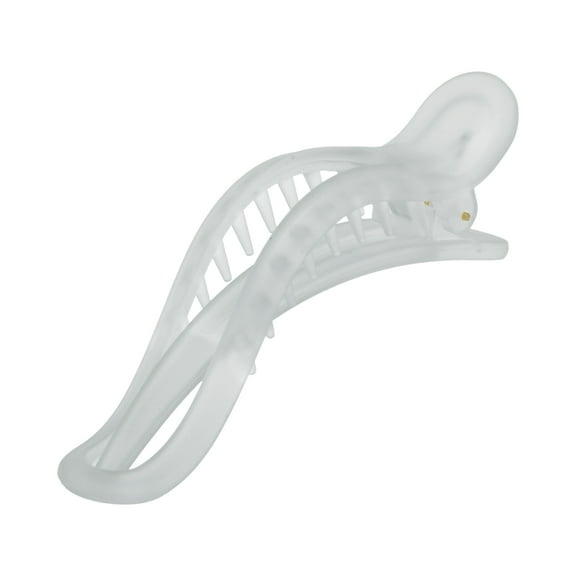 Unique Bargains 1 Pc Classic Grace Hair Clips Hairdo Clips for Women 4.53"x0.87"x1.42" Gray