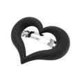 thumbnail image 1 of Unique Bargains 1 Pc Classic Heart Hair Clips Hairdo Clips for Women 2.95"x2.56"x1.1" Black, 1 of 2