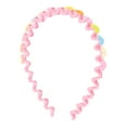 thumbnail image 1 of Unique Bargains 1 Pc Classic Heart-shaped Headbands 5.91"x5.31"x0.51" Pink Blue, 1 of 2