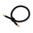 thumbnail image 1 of Unique Bargains 1 Pc Classic Knotted Style Hair Rope Hair Scrunchies Black, 1 of 5