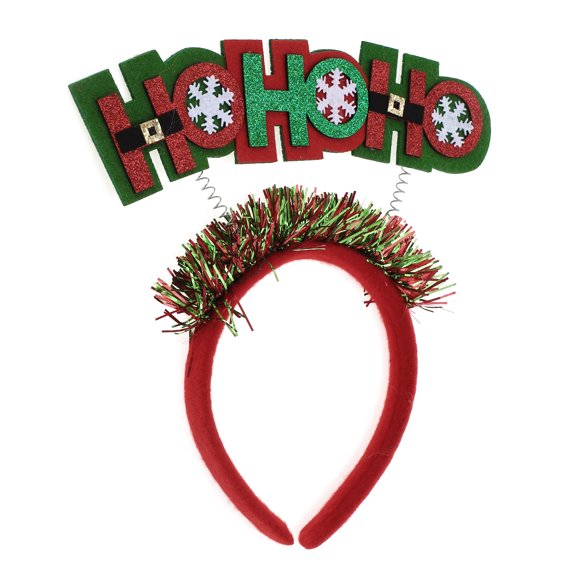 Unique Bargains 1 Pc Classic Letter Pattern Headband for Halloween 4.72" Diameter Green Red