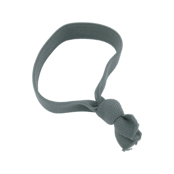 Unique Bargains 1 Pc Classic Sports Knotted Hair Ropes Hair Scrunchies for Women Girls Gray
