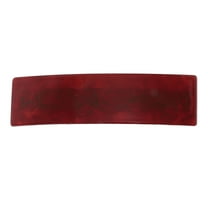 Unique Bargains 1 Pc Classic Square Hair Clips Hairdo Clip for Women 3.46"x0.94"x0.67" Wine Red