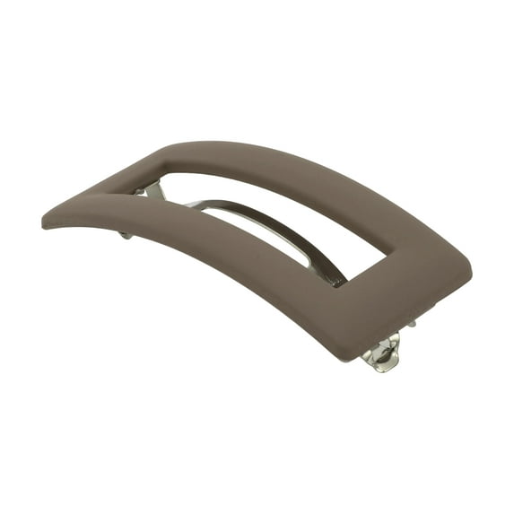 Unique Bargains 1 Pc Classic Square Hair Clips Hairdo Clips for Women 3.15"x1.38"x0.79" Brown