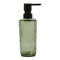 thumbnail image 1 of Unique Bargains 1 Pc Classic Vertical Lines Soap Pump Dispenser for Bathroom Hotels 350ml Black Green, 1 of 6