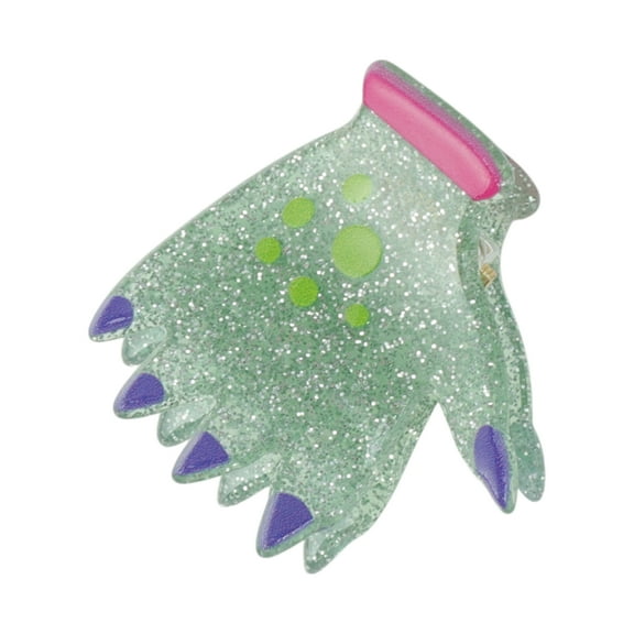 Unique Bargains 1 Pc Claw Clip Cute Halloween Evil Hand Design Hair Clip Green