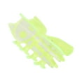 thumbnail image 1 of Unique Bargains 1 Pc Claw Clip Cute Halloween Grungy Skeleton Cat Design Hair Clip Transparent Neon Green, 1 of 5