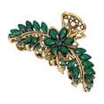 thumbnail image 1 of Unique Bargains 1 Pc Claw Clip Durable Large Flower Green, 1 of 5