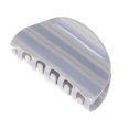 thumbnail image 1 of Unique Bargains 1 Pc Claw Clip Half-circle Hair Clip Purple, 1 of 5
