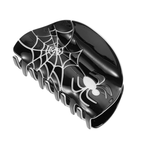 Unique Bargains 1 Pc Claw Clip Halloween Animal Hair Clip for Women White