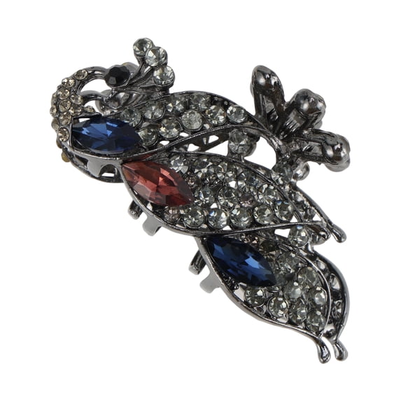 Unique Bargains 1 Pc Claw Clip Swan Gun Black Blue