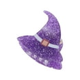 thumbnail image 1 of Unique Bargains 1 Pc Claw Clips Halloween Witch Hat for Women Purple, 1 of 4