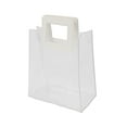 thumbnail image 1 of Unique Bargains 1 Pc Clear Gift Bag Durable Square Reusable Gift Bag White, Transparent 7.87"x3.94"x7.09"(L*W*H), 1 of 5