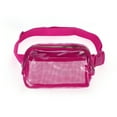 thumbnail image 1 of Unique Bargains 1 Pc Clear Style Running Waist Pack for Hiking Gym Clear Rose Red TPU, 1 of 4