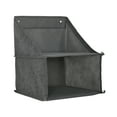 thumbnail image 1 of Unique Bargains 1 Pc Closet Organizer Durable Wall Hanging Storage Bag Gray ["One-Tier"], 1 of 6