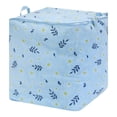 thumbnail image 1 of Unique Bargains 1 Pc Clothes Storage Foldable Storage Bags Blue 20*20*28in, 1 of 7