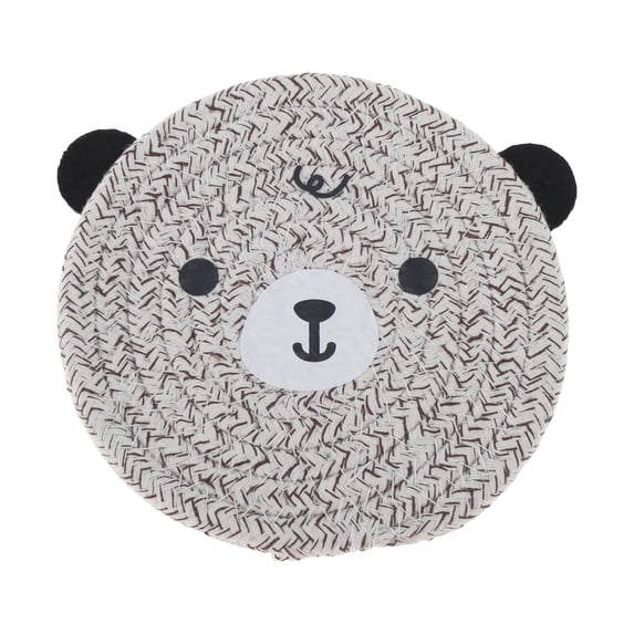 Unique Bargains 1 Pc Coaster Heat Insulation Mat Drink Coaster Brown Cotton rope