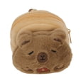 thumbnail image 1 of Unique Bargains 1 Pc Coin Purse Wallet Portable Backpack Shape Flower Guinea Pig Coin Purse Pouch Brown, 1 of 5