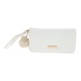thumbnail image 1 of Unique Bargains 1 Pc Coin Purse Wallet Portable Double Zipspers Coin Purse Pouch White, 1 of 5