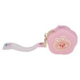 thumbnail image 1 of Unique Bargains 1 Pc Coin Purse Wallet Portable Flower Shape Rabbit Coin Purse Pouch Pink, 1 of 5