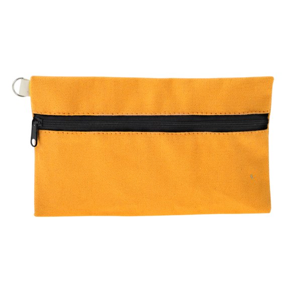 Unique Bargains 1 Pc Coin Purse Wallet Portable Rectangle Zipper Coin Purse Pouch Yellow