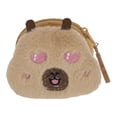 thumbnail image 1 of Unique Bargains 1 Pc Coin Purse Wallet Portable Round Heart Guinea Pig Coin Purse Pouch Brown, 1 of 5