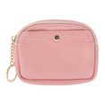 thumbnail image 1 of Unique Bargains 1 Pc Coin Purse Wallet Portable Square With Rounded Corners Coin Purse Pouch Pink, 1 of 5