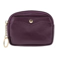 thumbnail image 1 of Unique Bargains 1 Pc Coin Purse Wallet Portable Square With Rounded Corners Coin Purse Pouch Purple Red, 1 of 5