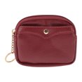 thumbnail image 1 of Unique Bargains 1 Pc Coin Purse Wallet Portable Square With Rounded Corners Coin Purse Pouch Red, 1 of 5