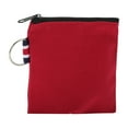 thumbnail image 1 of Unique Bargains 1 Pc Coin Purse Wallet Portable Square Zipper Coin Purse Pouch Red, 1 of 5