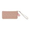 thumbnail image 1 of Unique Bargains 1 Pc Coin Purse Wallet Portable Zipper Coin Purse Pouch Large Pink, 1 of 5