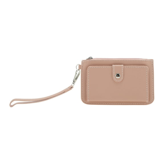 Unique Bargains 1 Pc Coin Purse Wallet Rectangular Solid Coin Purse Pouch Pink