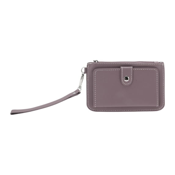 Unique Bargains 1 Pc Coin Purse Wallet Rectangular Solid Coin Purse Pouch Purple