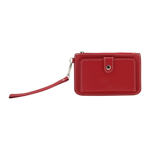 Unique Bargains 1 Pc Coin Purse Wallet Rectangular Solid Coin Purse Pouch Red