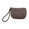 thumbnail image 1 of Unique Bargains 1 Pc Coin Purse Wallet Wrist Strap Woven Coin Purse Pouch Coffee Color, 1 of 5