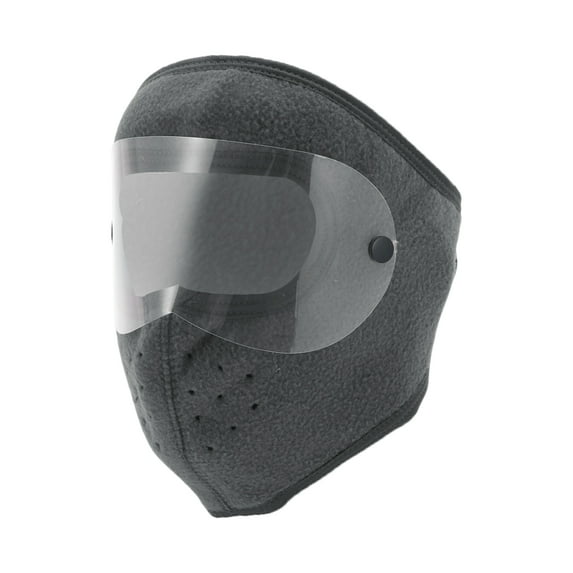 Unique Bargains 1 Pc Cold-proof Face Mask Removable Balaclava for Cycling Dark Gray