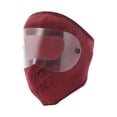 thumbnail image 1 of Unique Bargains 1 Pc Cold-proof Face Mask Removable Balaclava for Cycling Red, 1 of 6