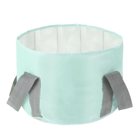 Unique Bargains 1 Pc Collapsible Bucket Foot Soaking Bag for Foot Spa Soaking Blue