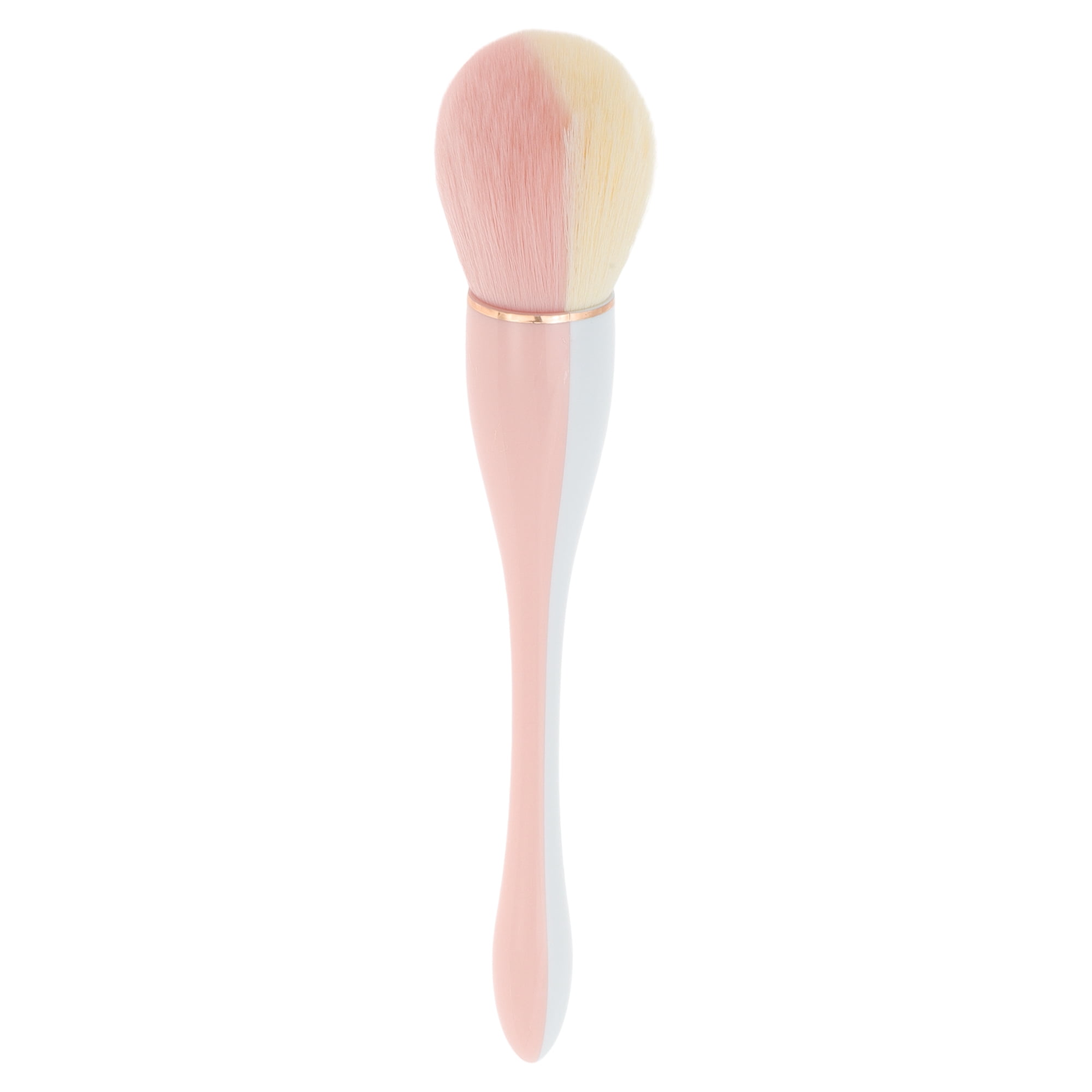 Unique Bargains 1 Pc Color Matching Makeup Brush for Daily Makeup Application White, Pink