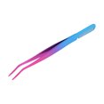 thumbnail image 1 of Unique Bargains 1 Pc Comb Eyelashes Tweezers for Bathroom Gradient Blue Purple Stainless Steel, 1 of 6
