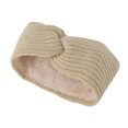 thumbnail image 1 of Unique Bargains 1 Pc Women's Warm Cross Knitted Headband Winter Ear Warmer Head Wraps Beige, 1 of 6