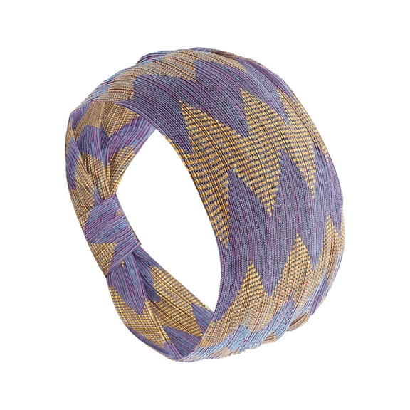 Unique Bargains 1 Pc Comfortable Headband Lace Headband for Yoga Purple