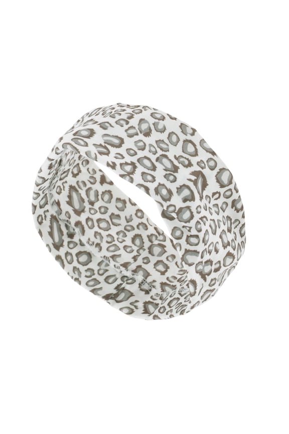 1 Pc Comfortable Headband Leopard Headband for Sport Gray