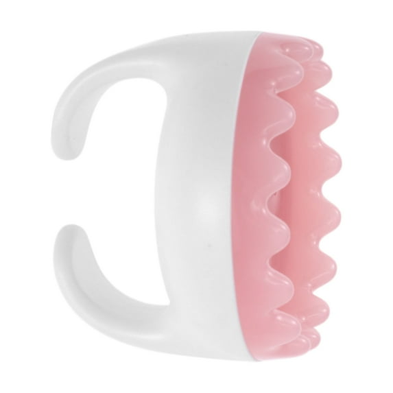 Unique Bargains 1 Pc Comfortable Multifunctional Body Massage Brush 2.95"x2.36" Pink